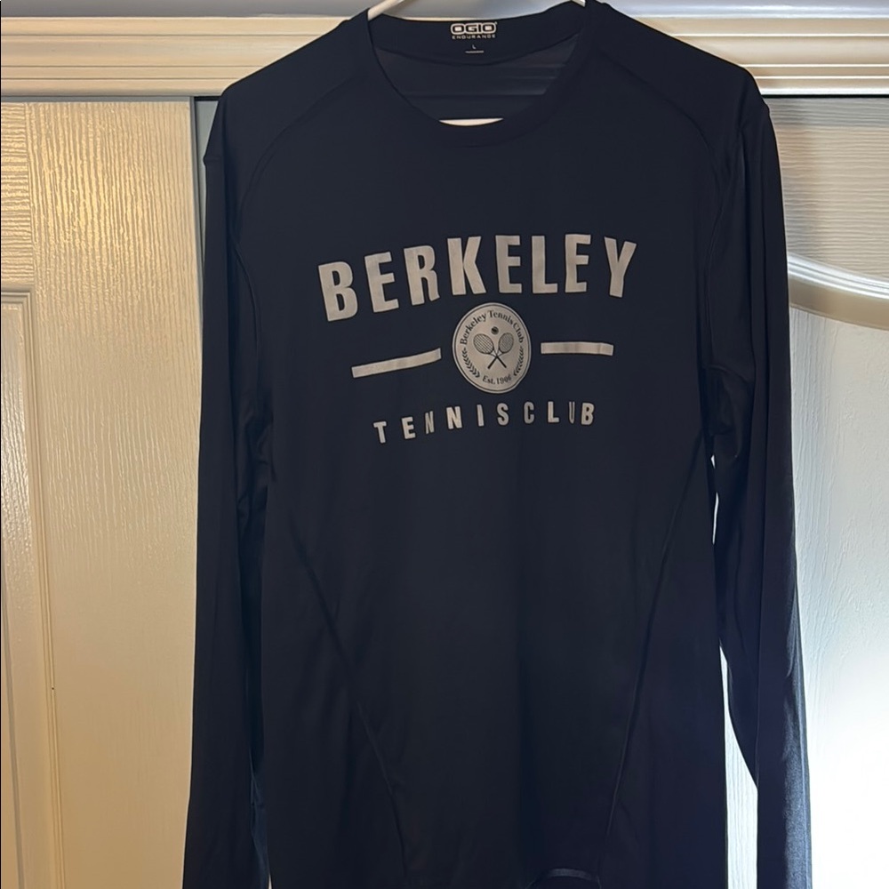 Black Ogio Berkeley Tennis Club Long Sleeve Shirt